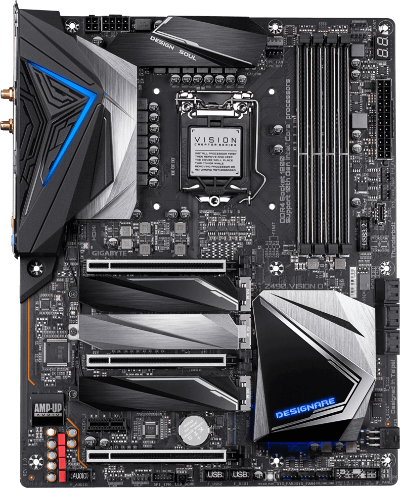 Gigabyte Z490 Vision D - Motherboard Specifications On